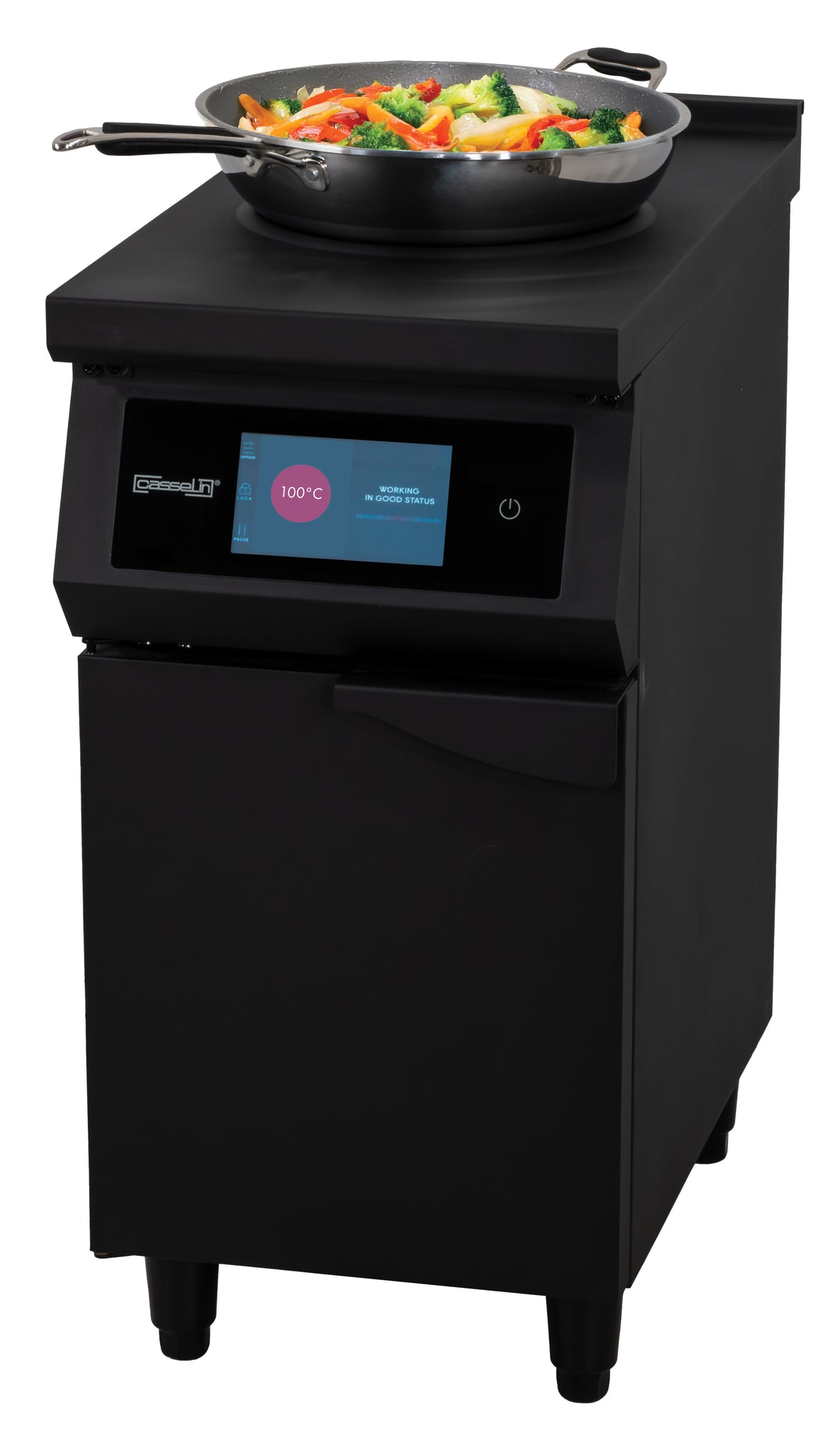 Induktionsspis för wok 400 Svart