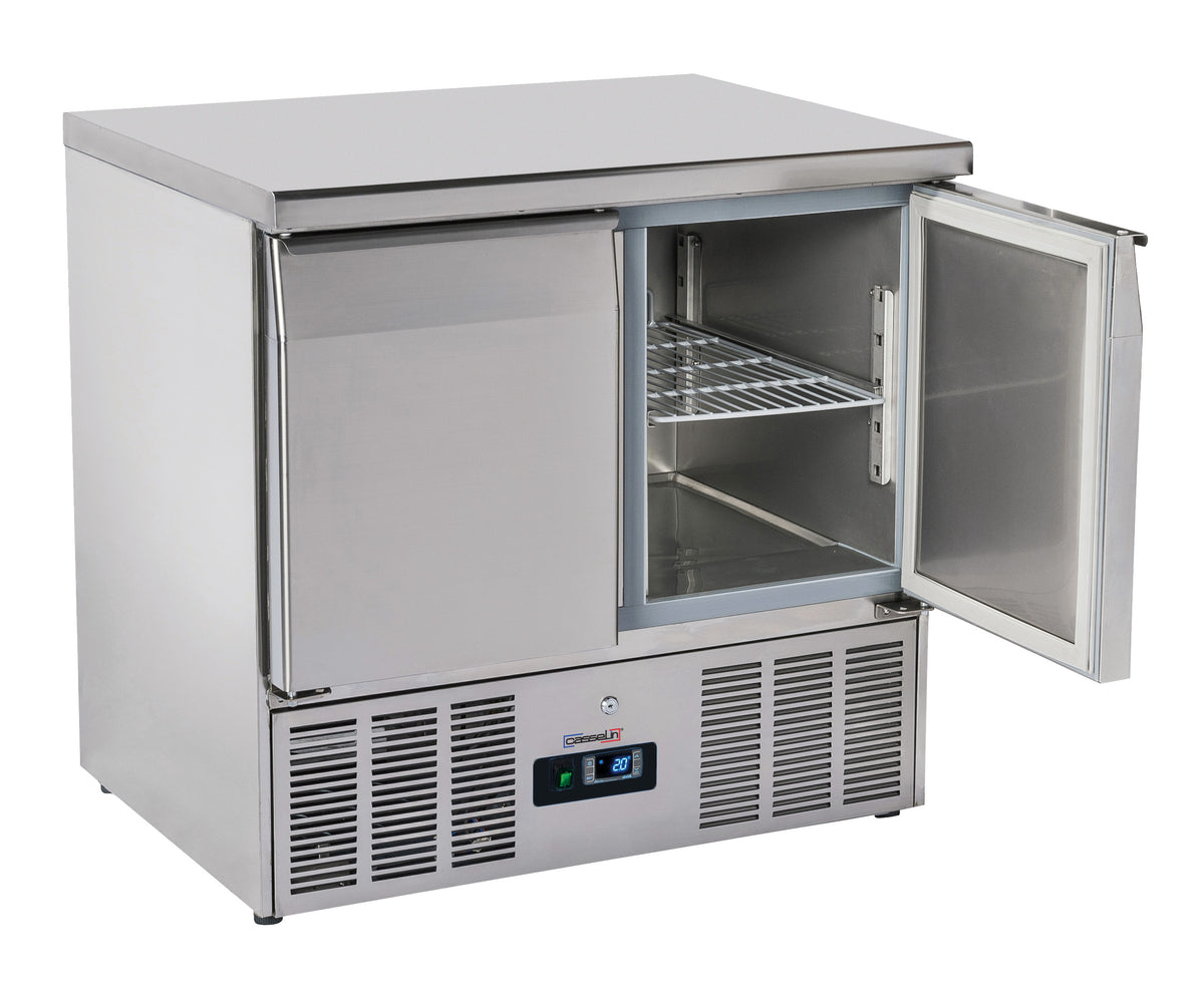Saladette - Kylt serveringsbord 2 luckor GN 1/1