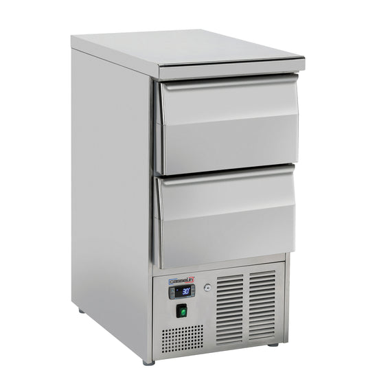 Saladette - Kylt serveringsbord 2 lådor GN 1/1