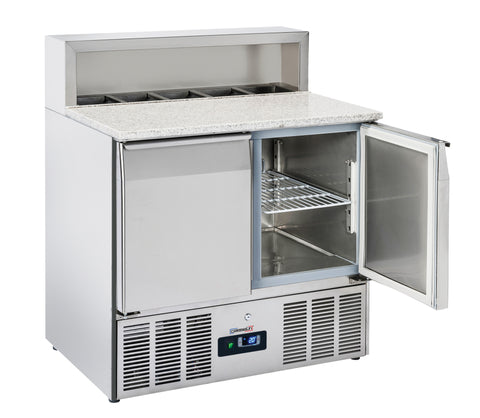 Saladette för beredning 2 dörrar GN 1/1 Granit