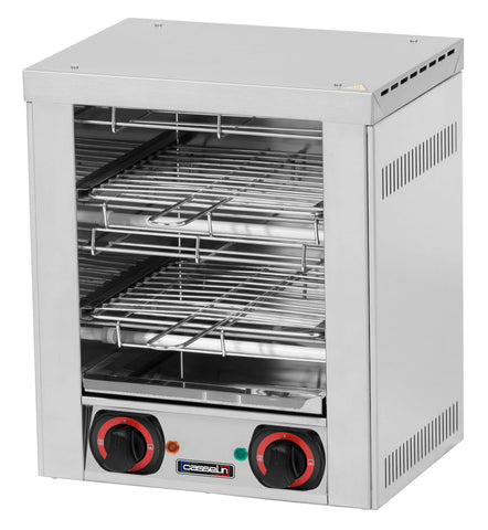 Dubbel brödrost 4 klämmor