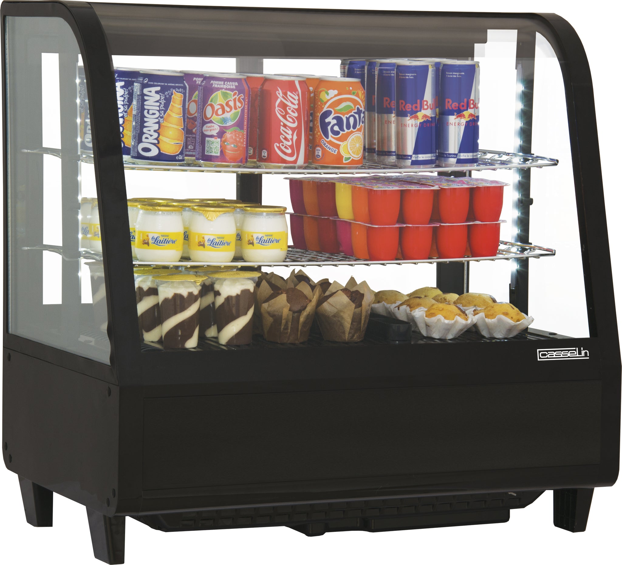 Kyldisplay 100 L svart