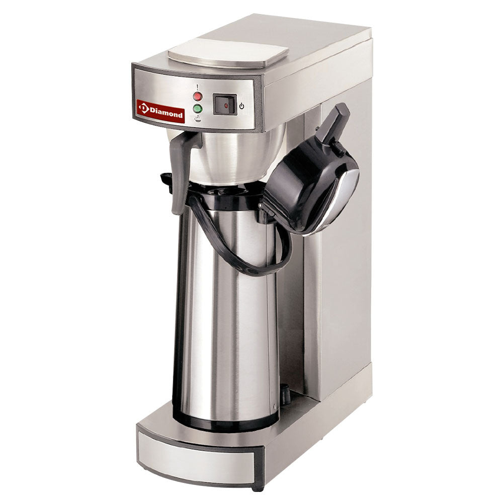 Kaffeperkoleringsmaskin - 1 grupp med termos 2,2 Lit. - Halvautomatisk