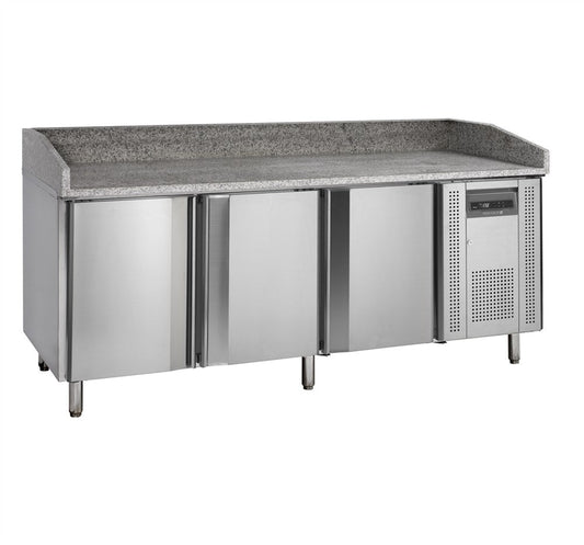 Rostfritt Pizzabänk - 3 dörrar - PT1300