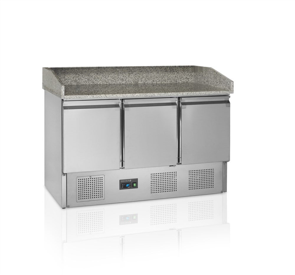 Rostfritt Pizzabänk - 3 dörrar - GN1/1 - PT1365