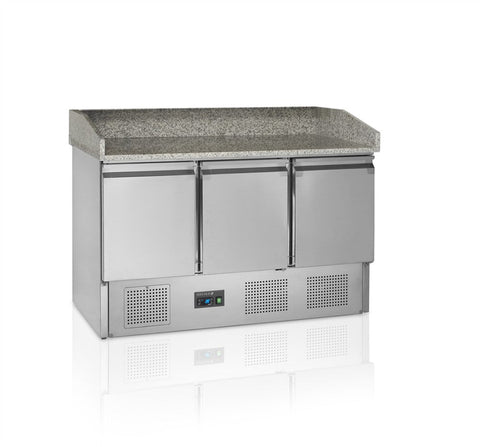 Rostfritt Pizzabänk - 3 dörrar - GN1/1 - PT1365