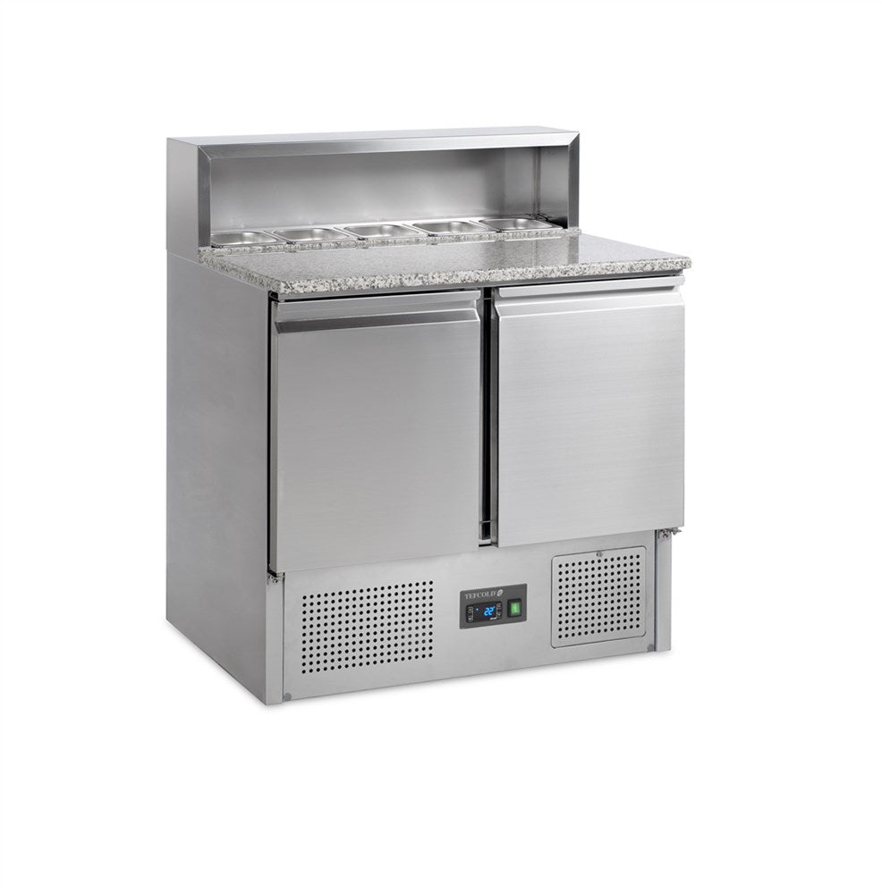 Rostfritt Pizzabänk - 2 dörrar - GN1/1 - PT920