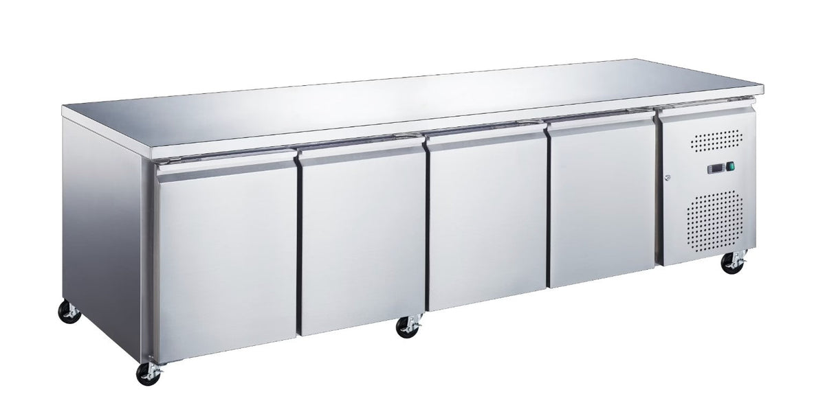 Frysbord - 553 liter - 223 cm - 4 dörrar