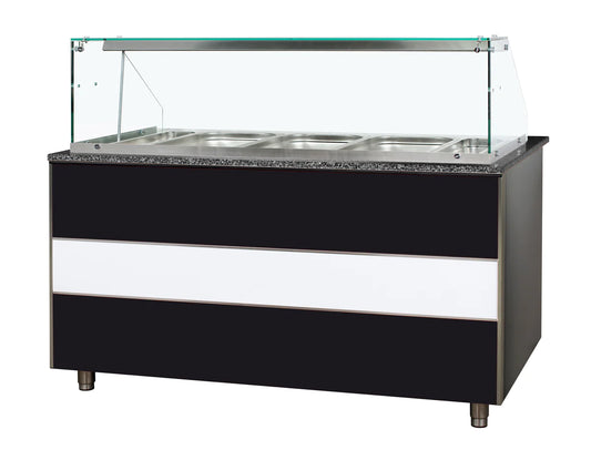 Bain Marie - 150 cm - 4 x GN 1/1