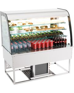 KYLDISPLAY FÖR DROP-IN-MÖBLER 200L ÖPPEN FRONT