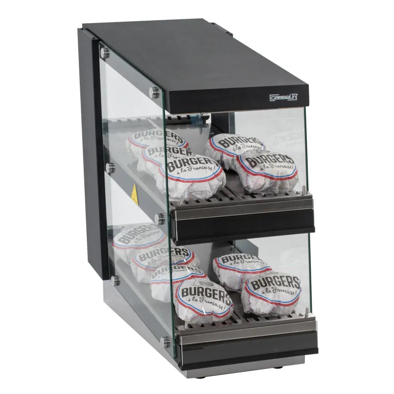 Varm-display - hamburgare - 2 x 35 cm
