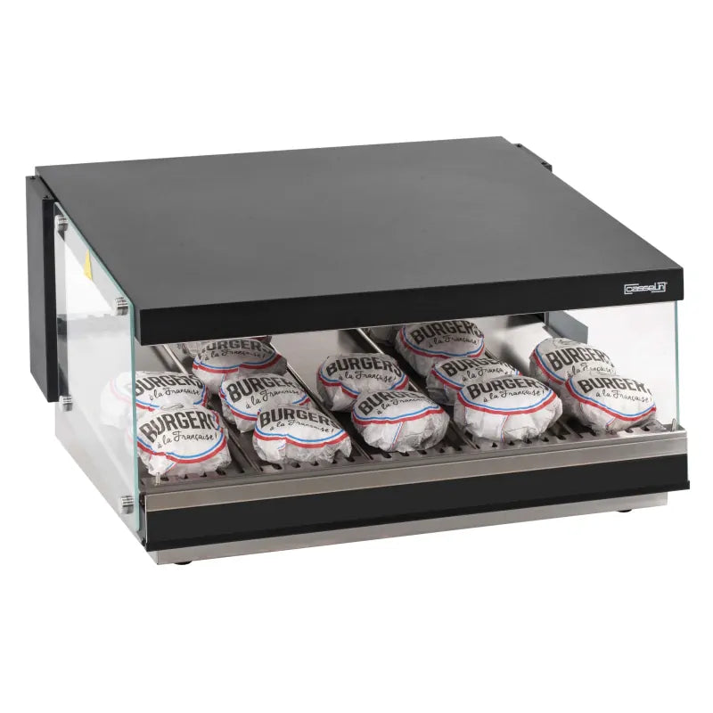Varm-display - hamburgare - 1 x 80 cm