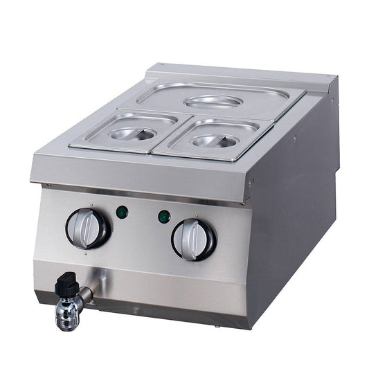 Kraftigt Bain Marie - Enkel enhet - 70 cm djup - Elektrisk