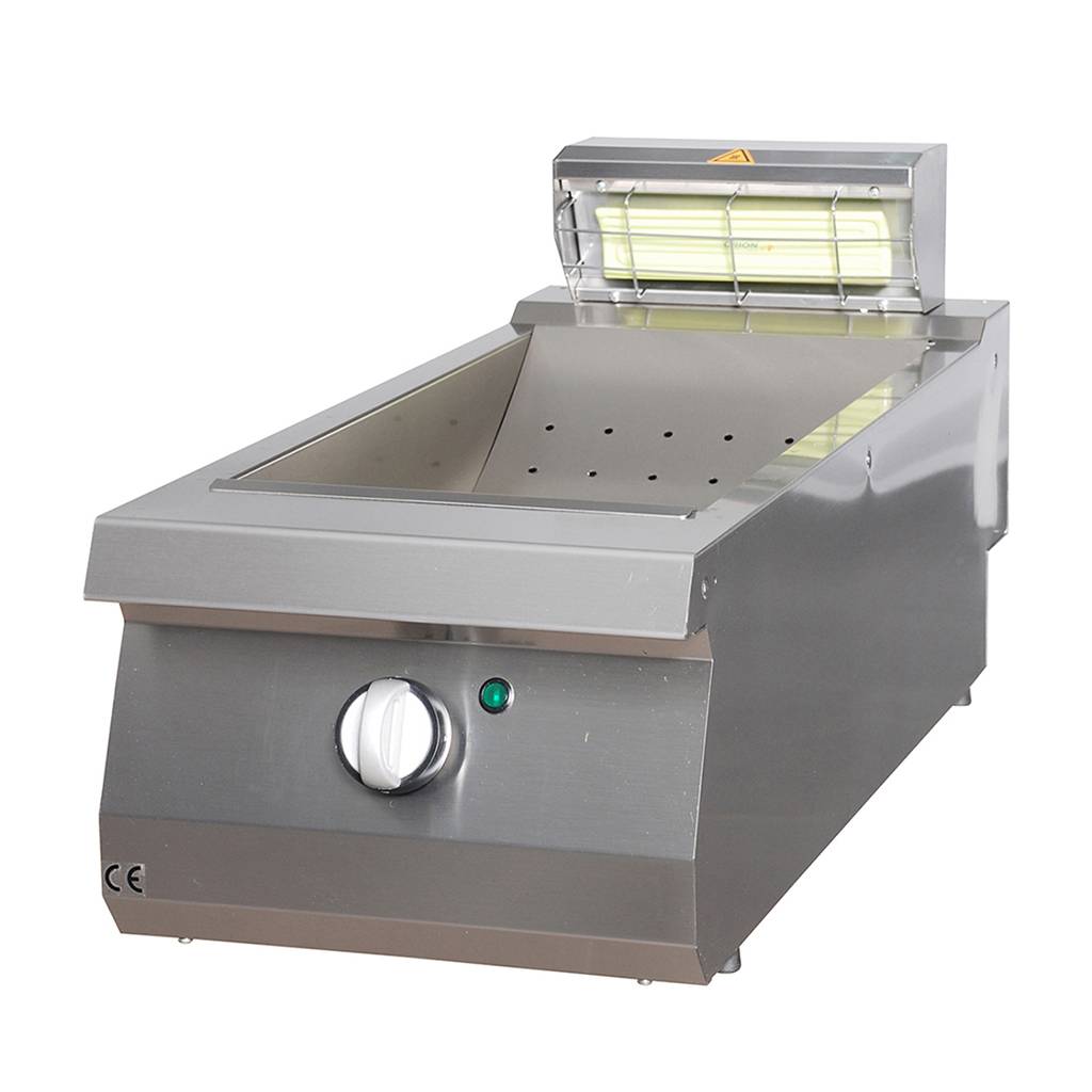 Kraftig pommes fritesvärmare - Enkel enhet - 70 cm djup - Elektrisk