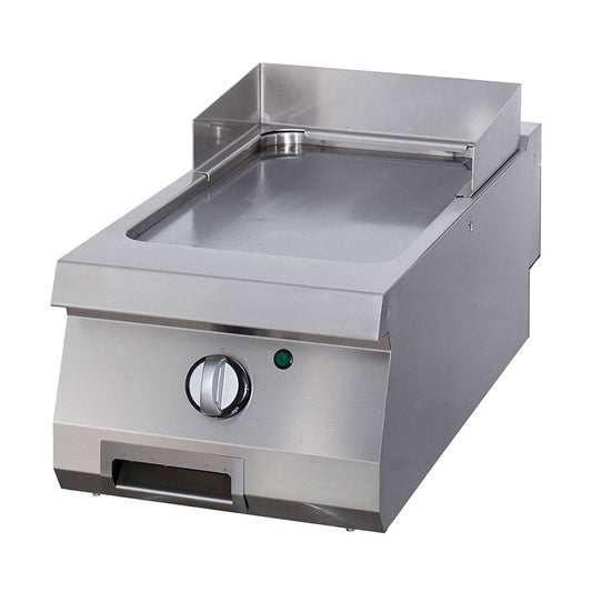 Robust grillplatta - Slät - Enkel enhet - 70 cm djup - Elektrisk
