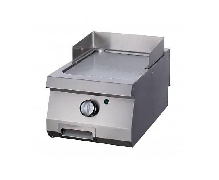Robust grillplatta - Slät - Enkel enhet - 70 cm djup - Gas