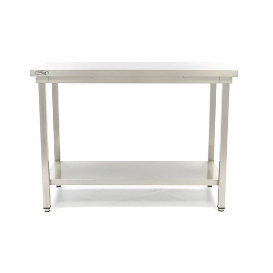 Bord i rostfritt stål - 160 x 70 cm - Justerbar höjd