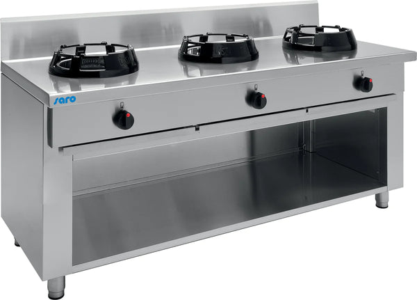 SARO - Wokgasspis med öppen botten modell CC/03