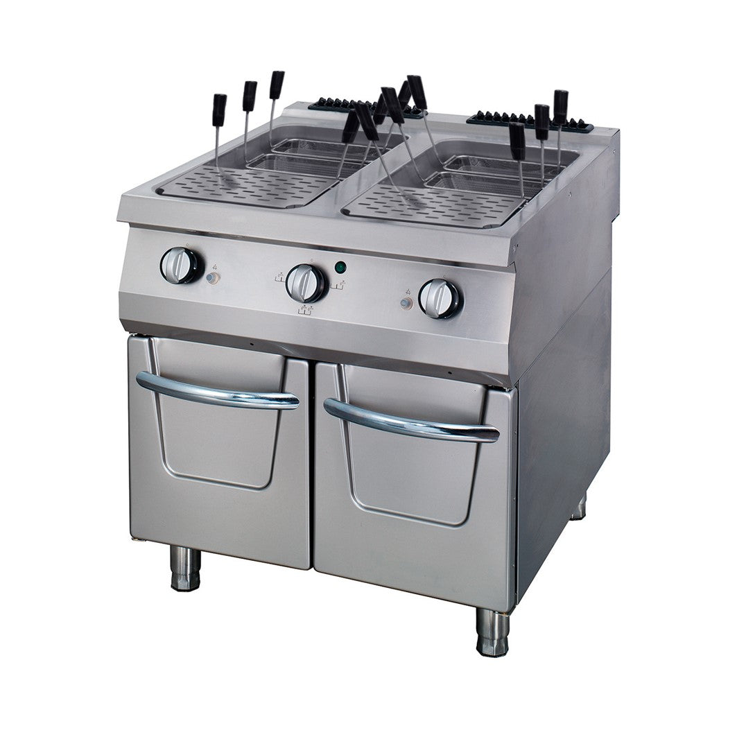 Premium pastakokare - Dubbel enhet - 90 cm djup - Gas