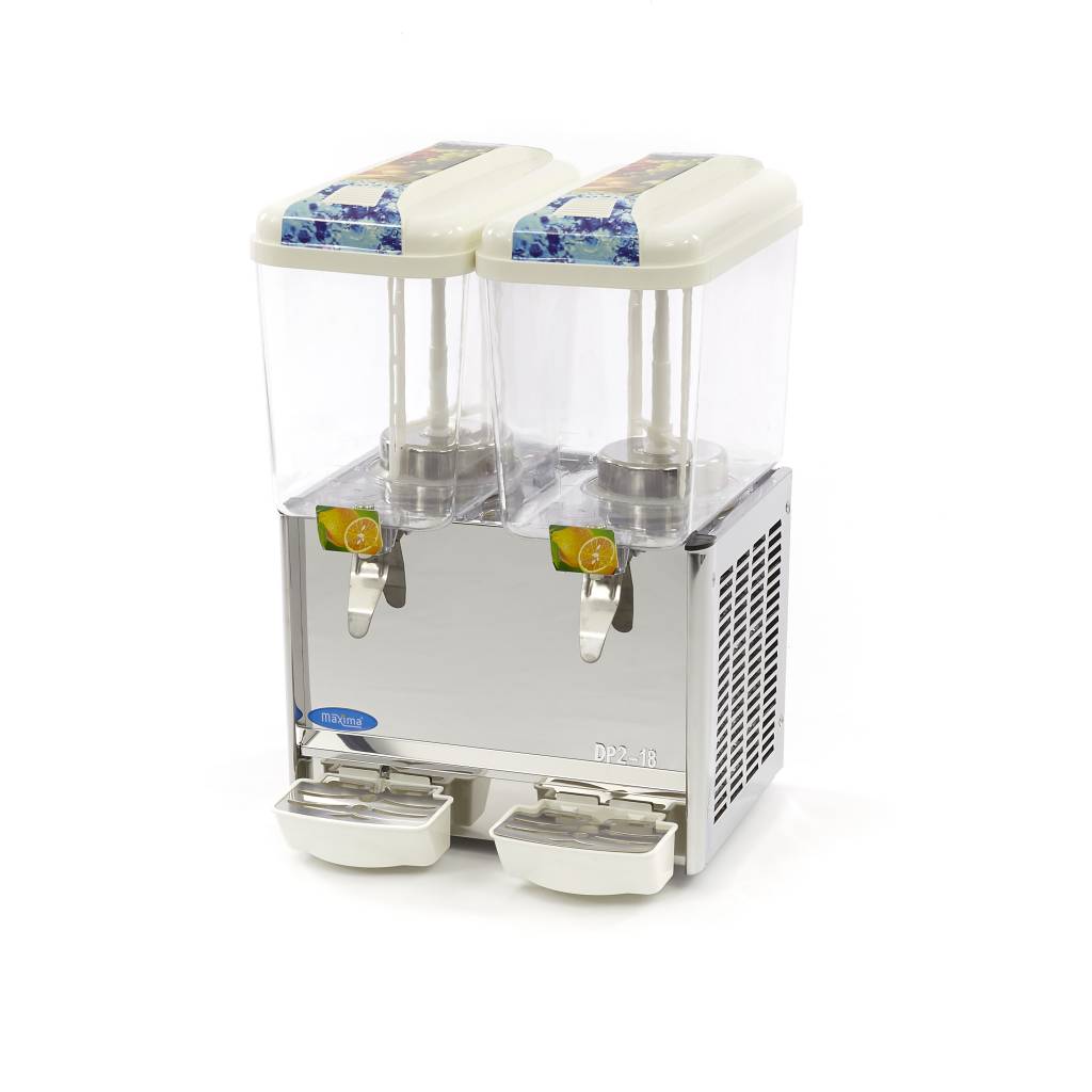 Dryckesdispenser - 2 x 18L - Elektrisk - inkl. omrörningsmekanism