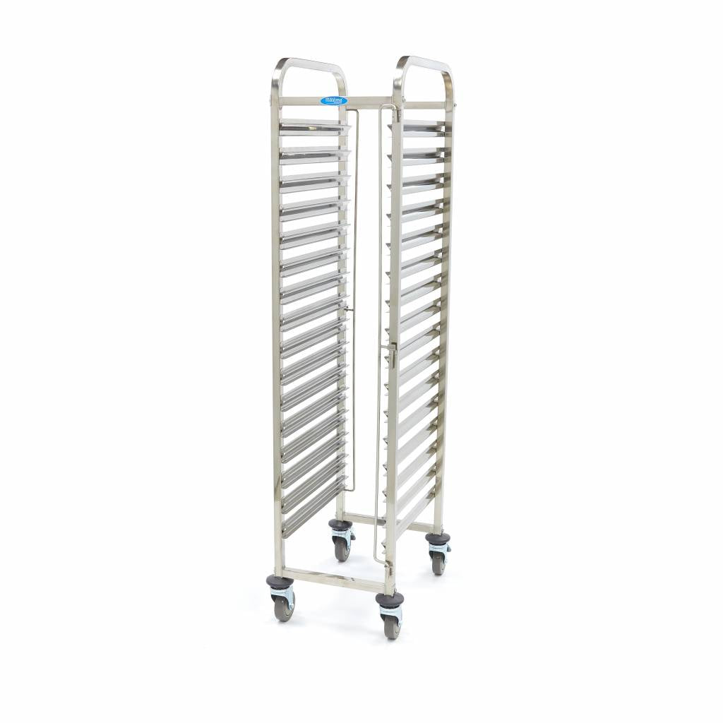 Vagn - Gastronorm - Passar 16 x 1/1 GN-brickor - exkl. GN-brickor