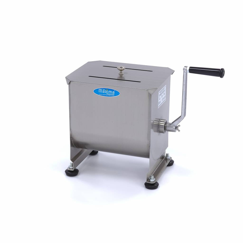 Köttblandare - 10L - 7,5kg kött - Enkelaxel - Manuell