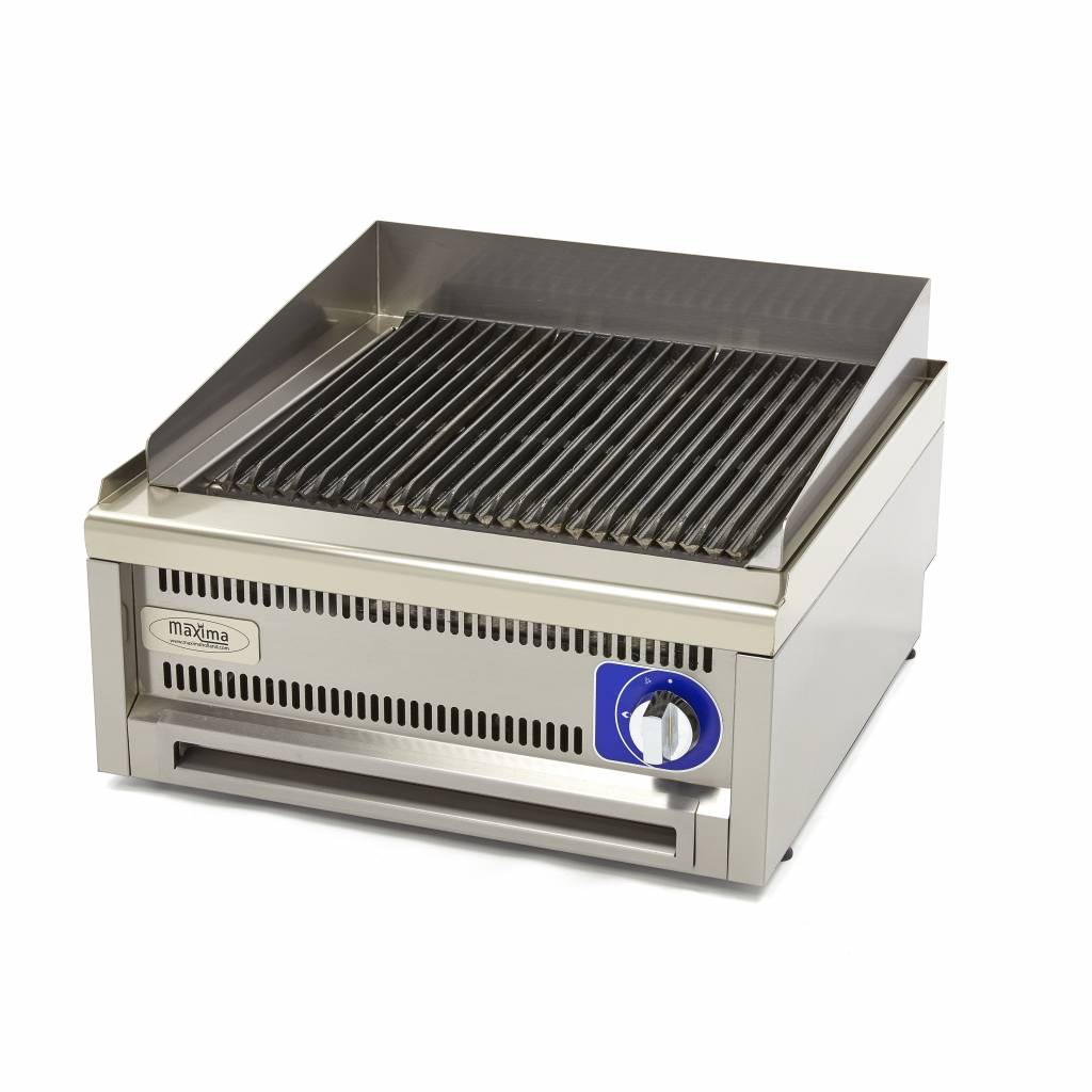 Professionell Chargrill - Dubbel enhet - 60 cm djup - Gas