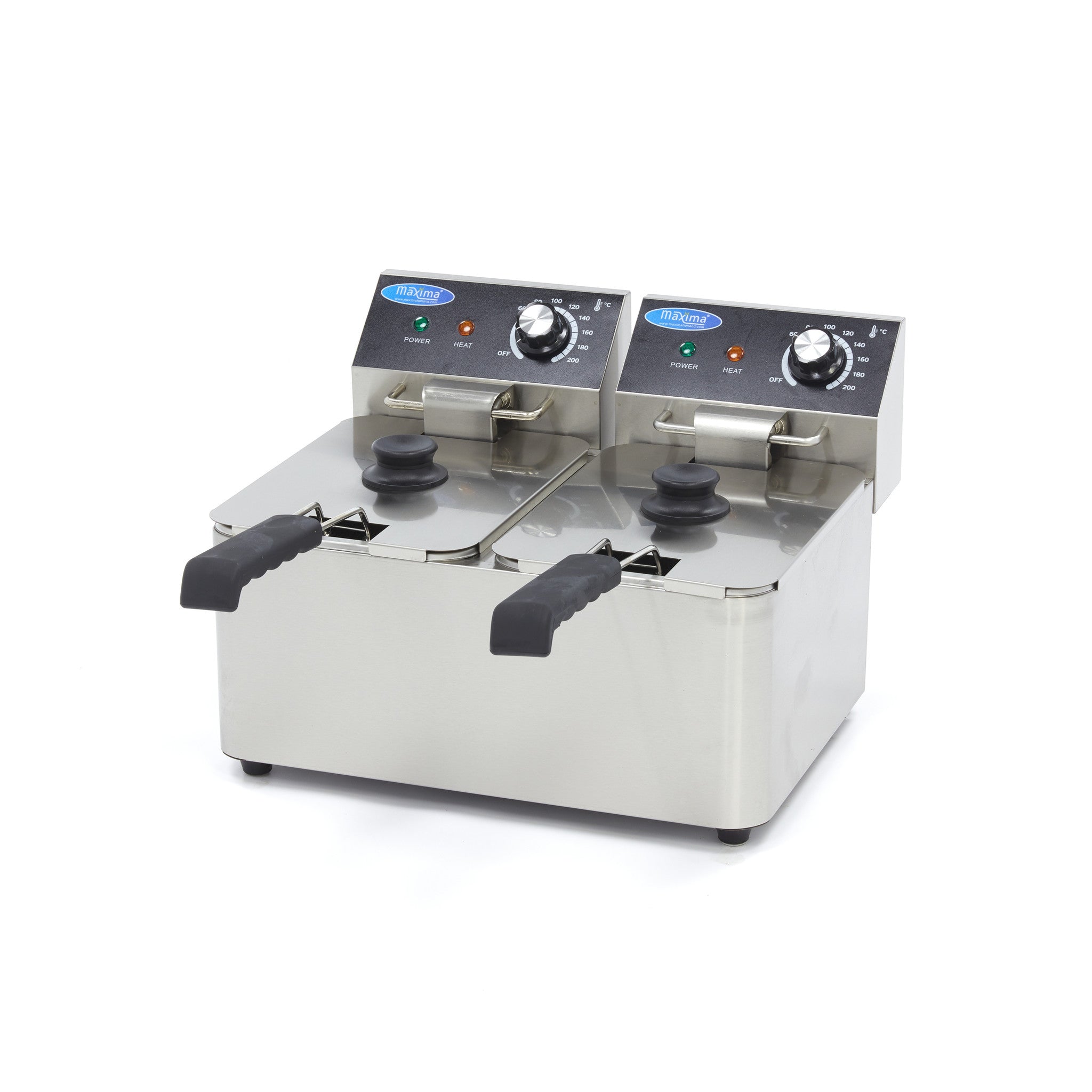 Fritös - 2 x 4L - 2 korgar - upp till 1,5 kg pommes frites