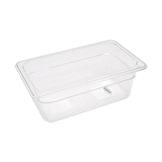 Gastronormbehållare - 3 st - 1/4 GN - 10 cm djup - Polykarbonat