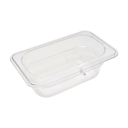 Gastronormbehållare - 3 st - 1/9 GN - 6,5 cm djup - Polykarbonat
