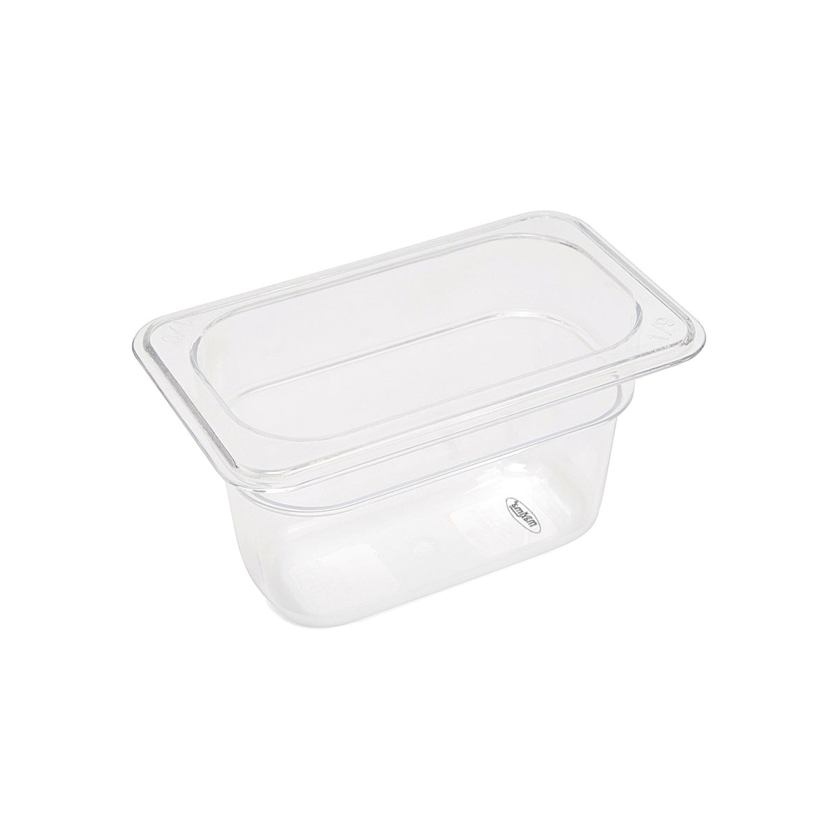 Gastronormbehållare - 3 st - 1/9 GN - 10 cm djup - Polykarbonat