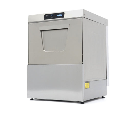 Diskmaskin för underbänk - 50 x 50 cm - med avlopps-, skölj- och diskmedelspump - Digital display - 230V (Med extern avhärdare) Åter i lager 7 november - förbeställ)