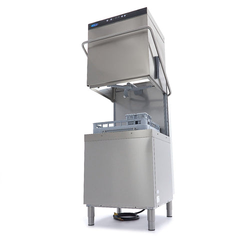 Diskmaskin med huva - 50x60cm - Med sköljmedels- och tvålpumpar - 400V