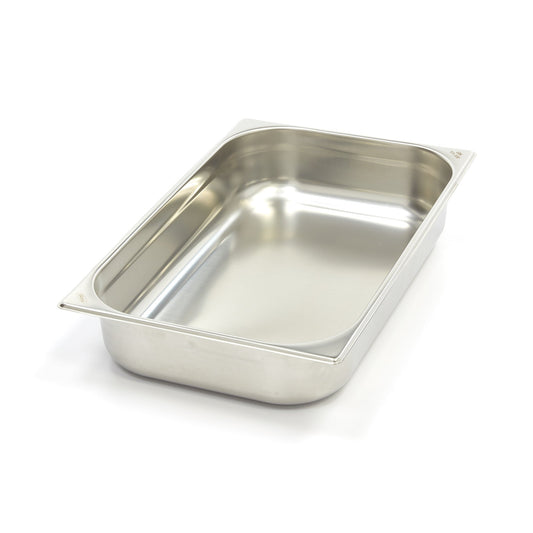 Gastronormbehållare - 3 st - 1/1 GN - 10 cm djup - rostfritt stål