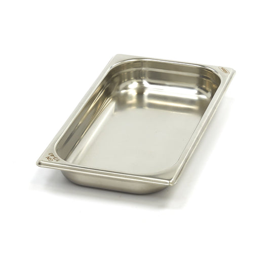 Gastronormbehållare - 3 st - 1/3 GN - 4 cm djup - Rostfritt stål