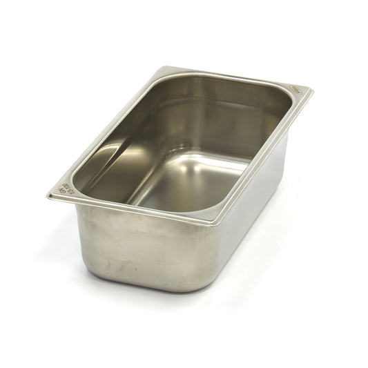 Gastronormbehållare - 3 st - 1/3 GN - 10 cm djup - rostfritt stål