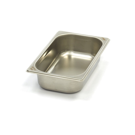 Gastronormbehållare - 3 st - 1/4 GN - 6,5 cm djup - Rostfritt stål