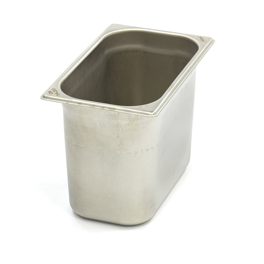 Gastronormbehållare - 3 st - 1/4 GN - 20 cm djup - rostfritt stål