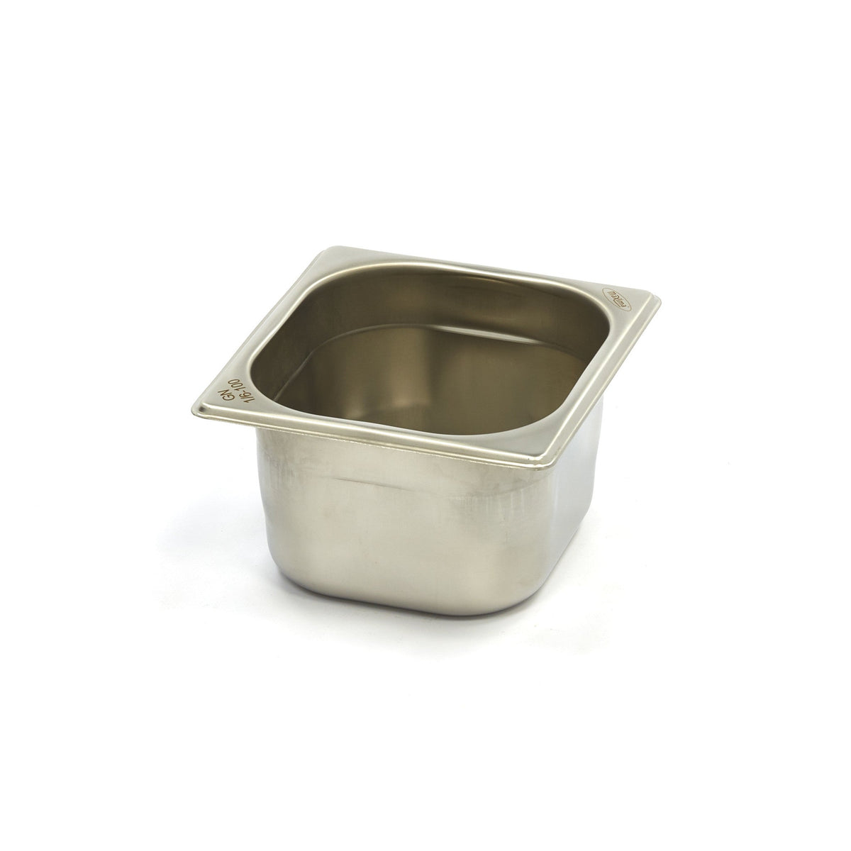 Gastronormbehållare - 3 st - 1/6 GN - 10 cm djup - Rostfritt stål