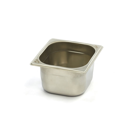 Gastronormbehållare - 3 st - 1/6 GN - 10 cm djup - Rostfritt stål
