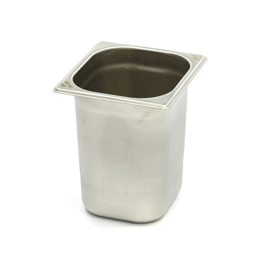 Gastronormbehållare - 3 st - 1/6 GN - 20 cm djup - rostfritt stål
