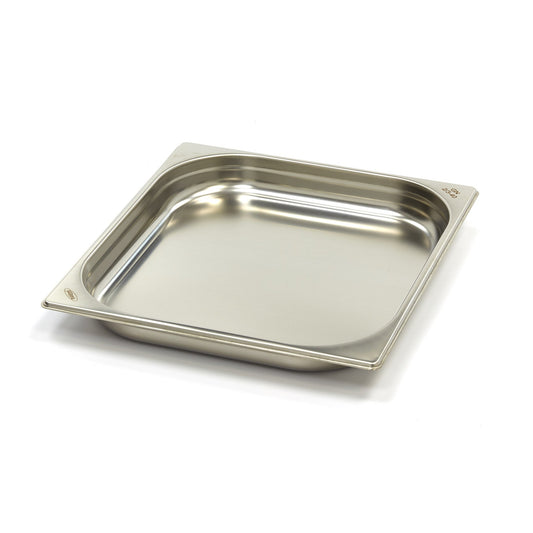 Gastronormbehållare - 3 st - 2/3 GN - 4 cm djup - Rostfritt stål