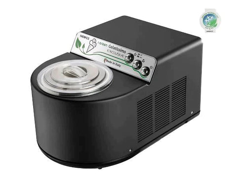 Nemox Gelatissimo Exklusiv I-Green Glassmaskin 38 x 27 x 22 cm 1,7 liter 140 watt Matt svart