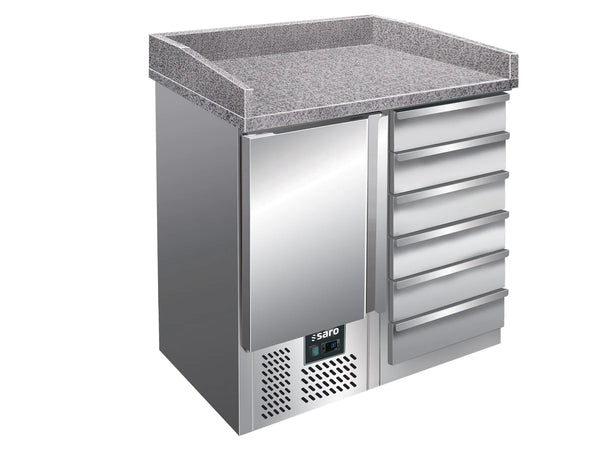 SARO Pizzabänk med lådor, modell PZ 4001