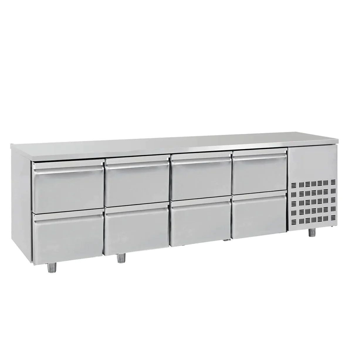 Kylbänk - 8 lådor - GN 1/1