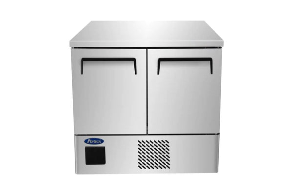 Industrifrys i rostfritt stål - 2 dörrar - 140 liter