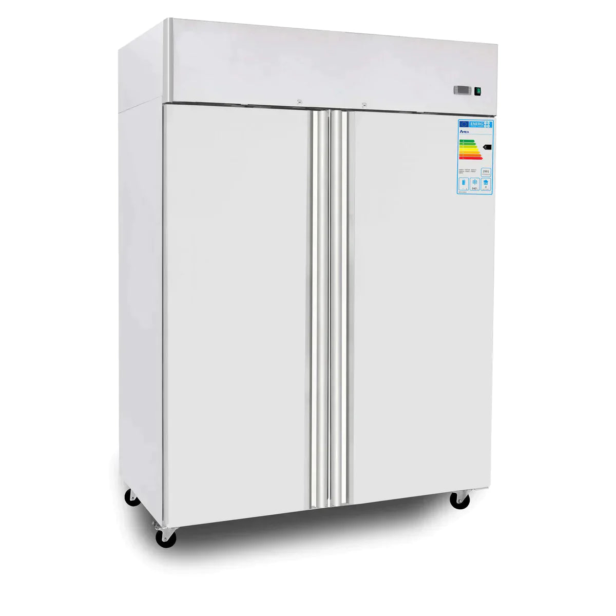 Industrikylskåp - 2 dörrar - Rostfritt stål - 1200 liter nät GN 2/1 - IAC