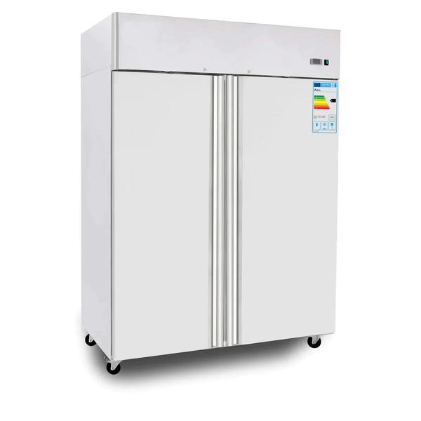 Industrikylskåp - 2 dörrar - Rostfritt stål - 1200 liter nät GN 2/1 - IAC