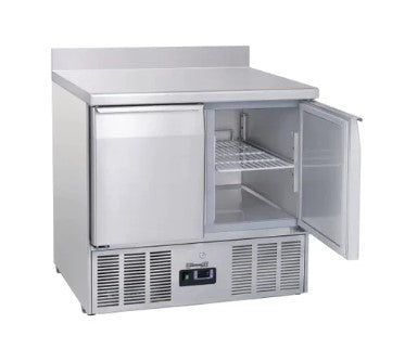 Kylbänk - Med bakkant - 2 Dörrar - GN 1/1