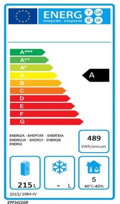 Kylbänk med bakkant - 2 dörrar - GN 1/1